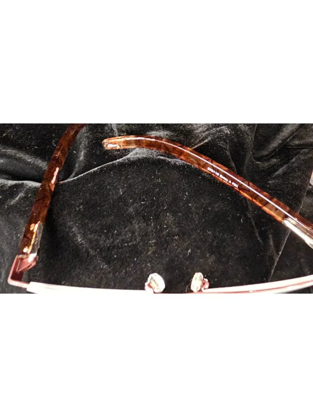 Foster Grant Bailey A Rectangular Eyeglasses CT0110 Red Frame Tortoise Temples 5